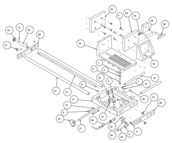 Section 03 Diagram and Parts List for HP14 8302014 MK Diamond Tile Saw